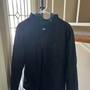 Black Billabong Zip Up Lined Jacket - Like NEW!!